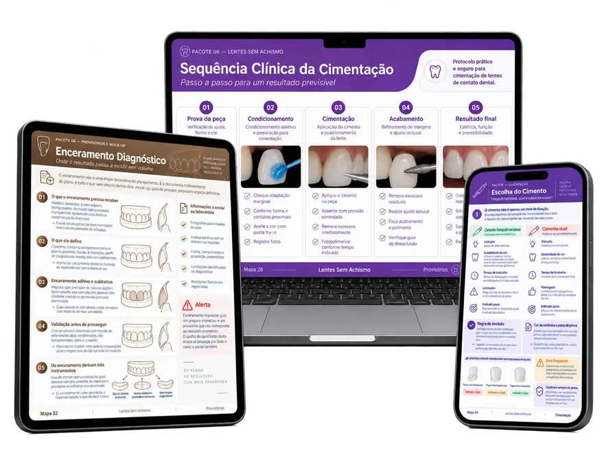 Mapas do Lentes Sem Achismo abertos em notebook, tablet e celular